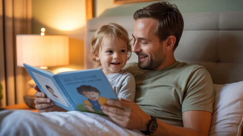 Dad in Panic blog post. Benefits of Reading to Children